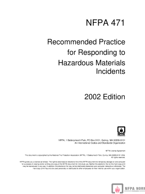 NFPA 471 PDF NFPA 471 PDF